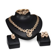 Hottest Women Gold Jewelry Sets Cheap Wholesale (C-XSST0055)